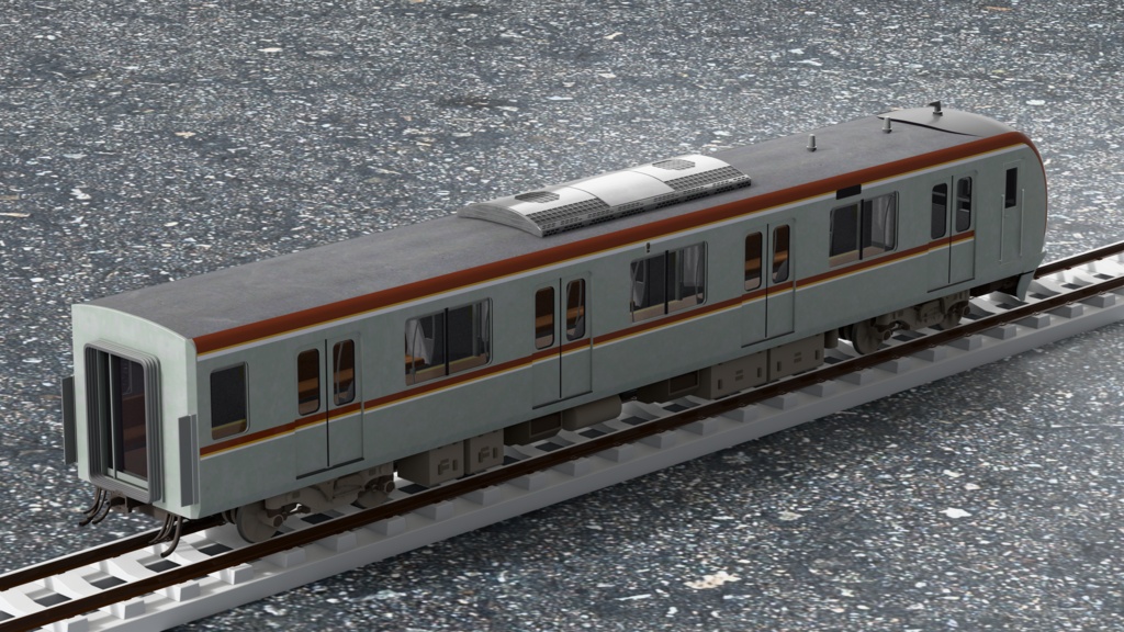 【3Dモデル】東京メトロ10000系