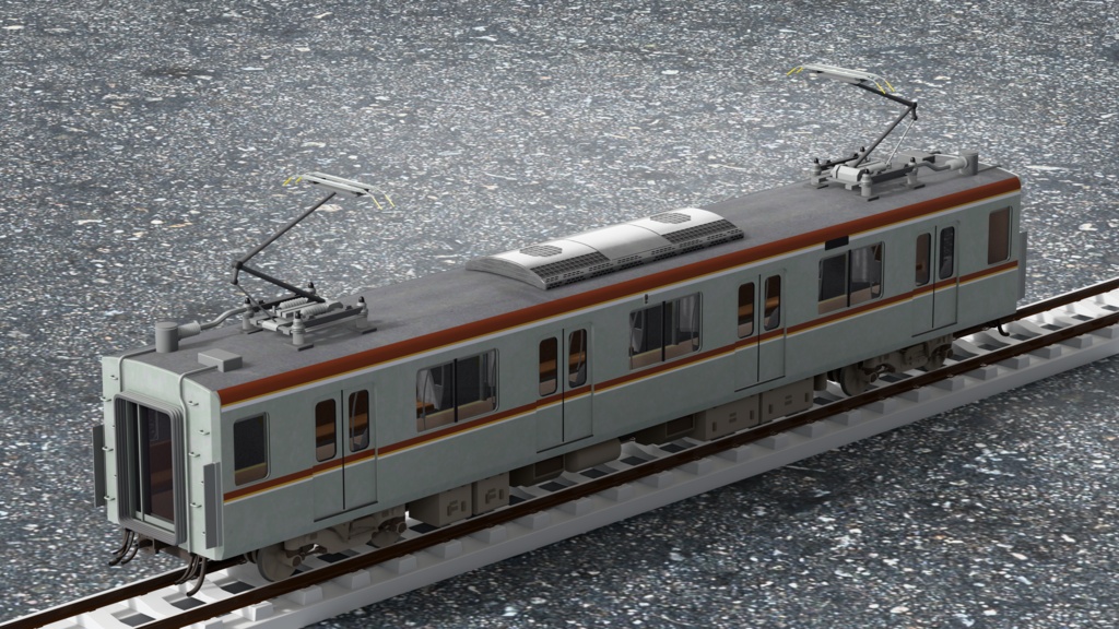 【3Dモデル】東京メトロ10000系