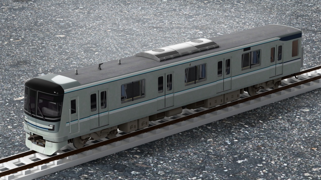 【3Dモデル】東京メトロ13000系