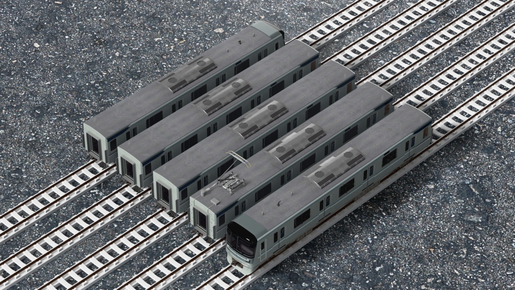 【3Dモデル】東京メトロ13000系