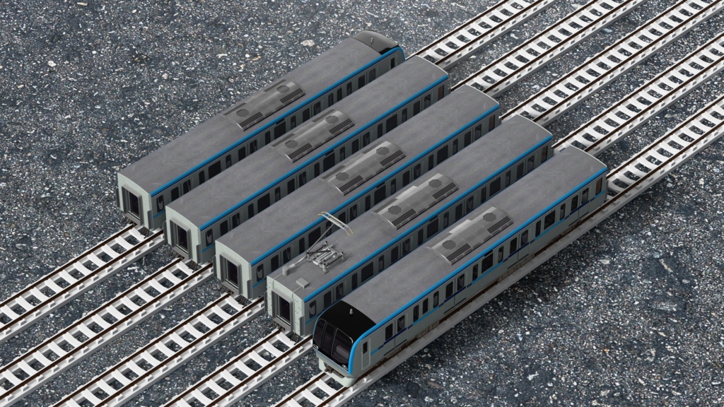 【3Dモデル】東京メトロ15000系