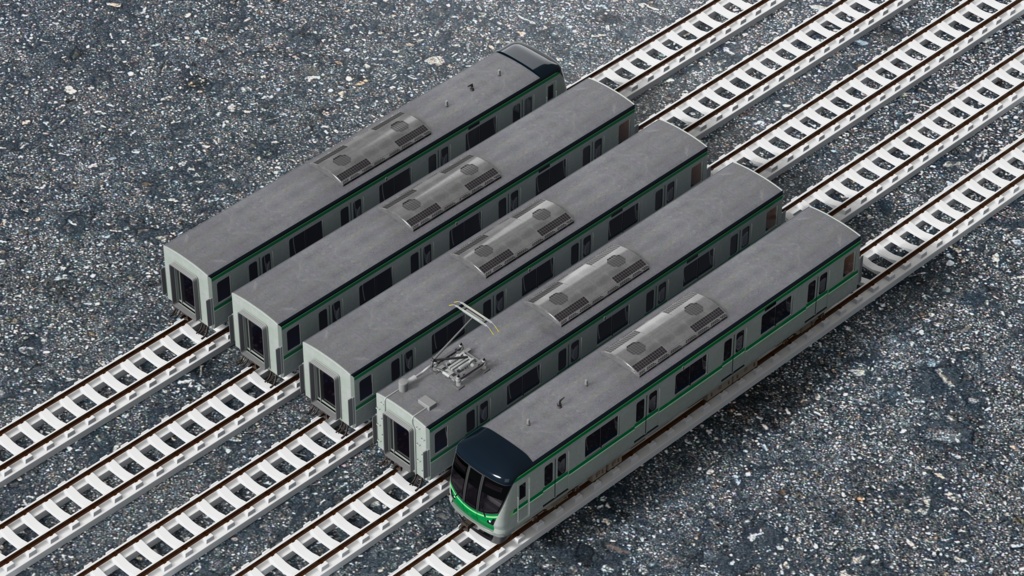 【3Dモデル】東京メトロ16000系