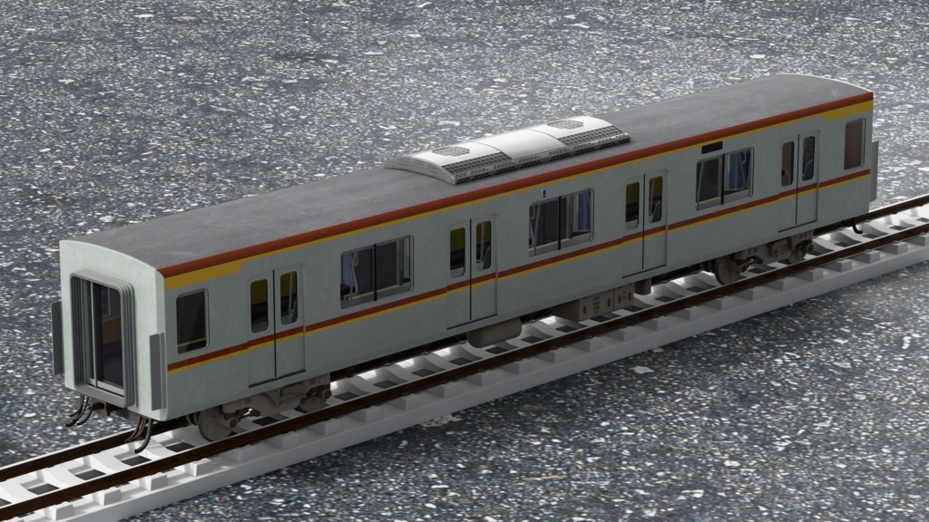 【3Dモデル】東京メトロ17000系