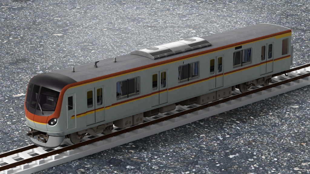 【3Dモデル】東京メトロ17000系