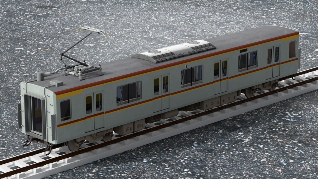 【3Dモデル】東京メトロ17000系