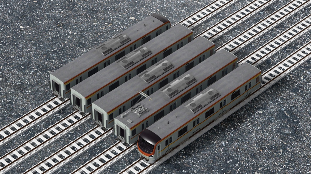 【3Dモデル】東京メトロ17000系