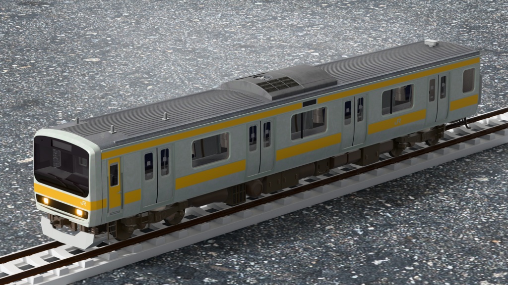 【3Dモデル】E231系
