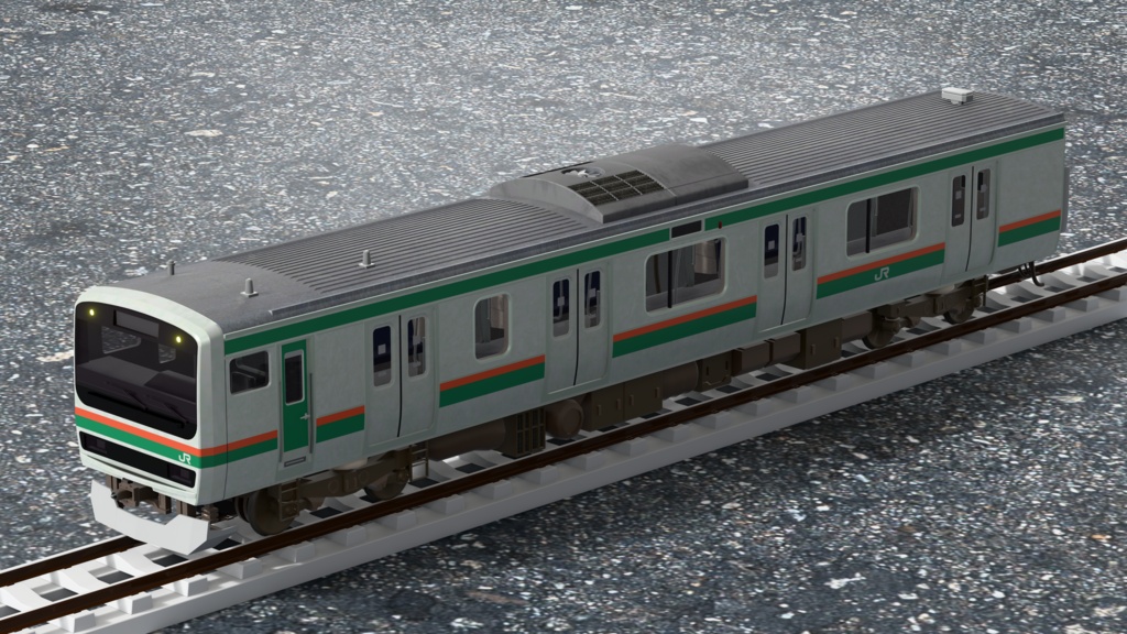 【3Dモデル】E231系1000番台