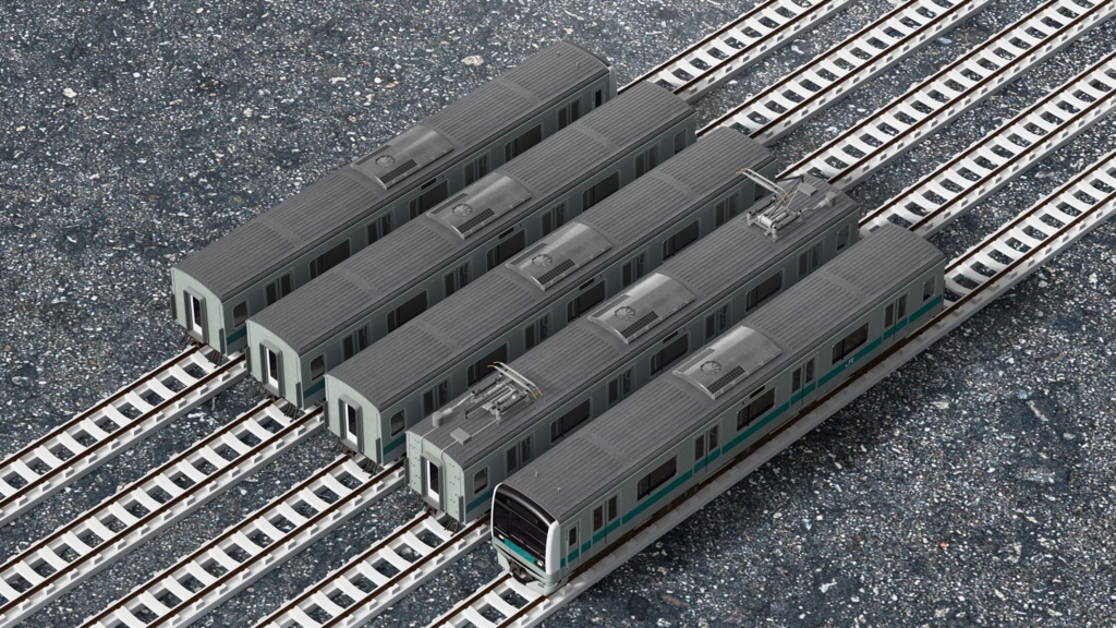 【3Dモデル】E233系2000番台