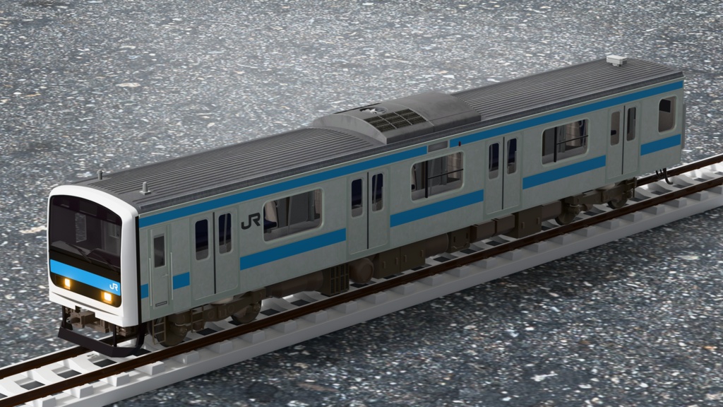 【3Dモデル】209系0番台
