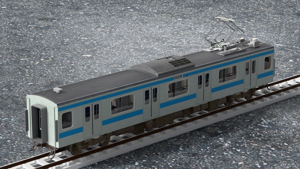 【3Dモデル】209系0番台