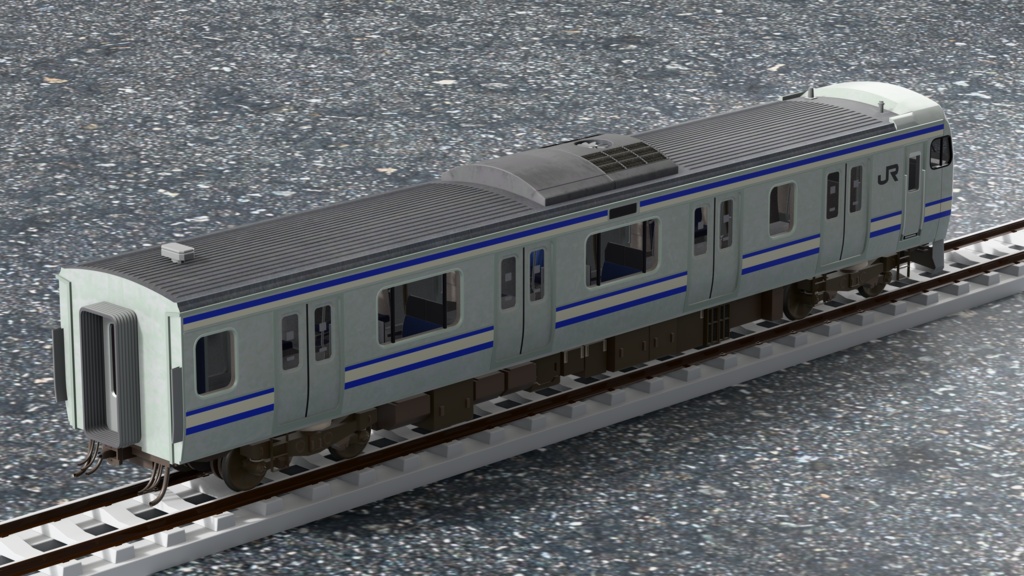 【3Dモデル】E217系