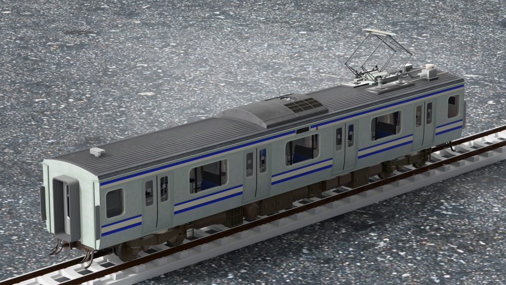 【3Dモデル】E217系