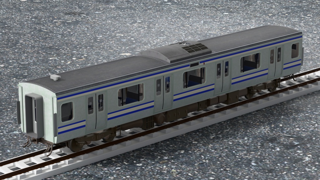 【3Dモデル】E217系