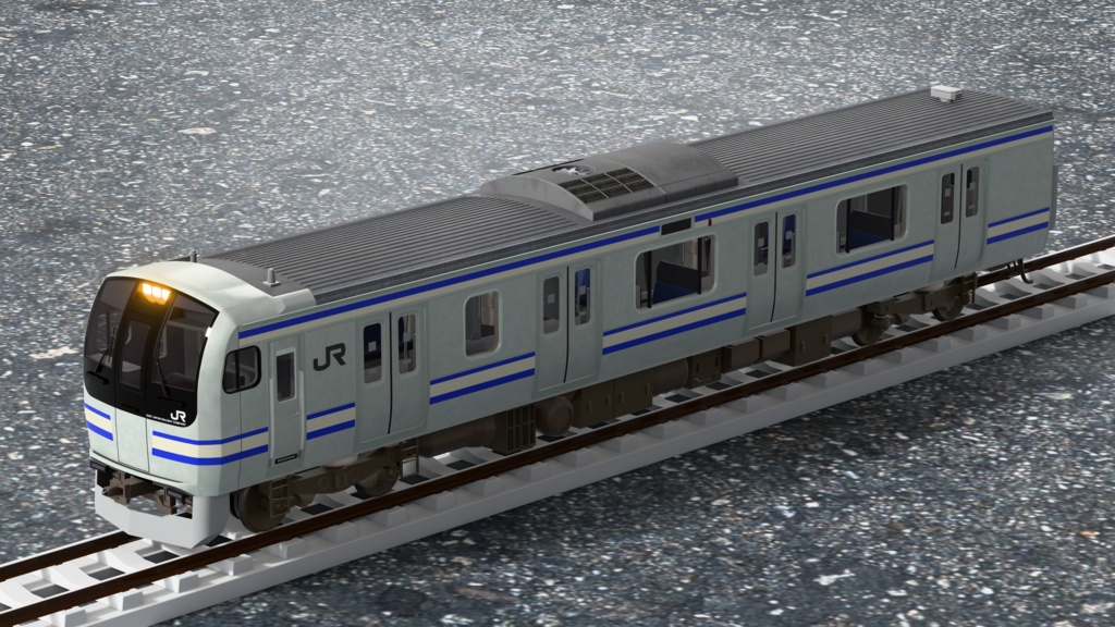 【3Dモデル】E217系