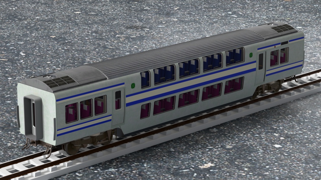 【3Dモデル】E217系