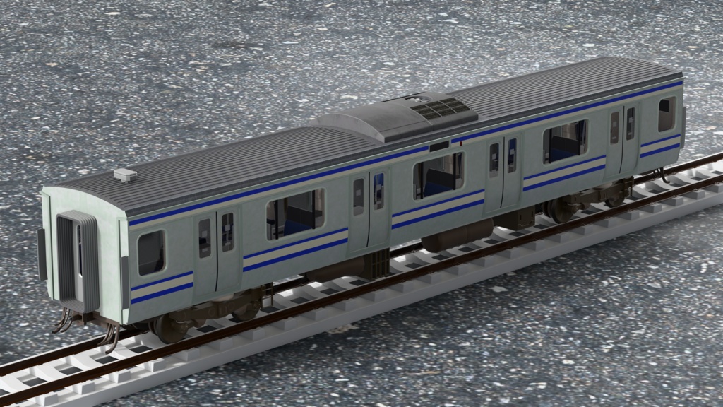 【3Dモデル】E217系