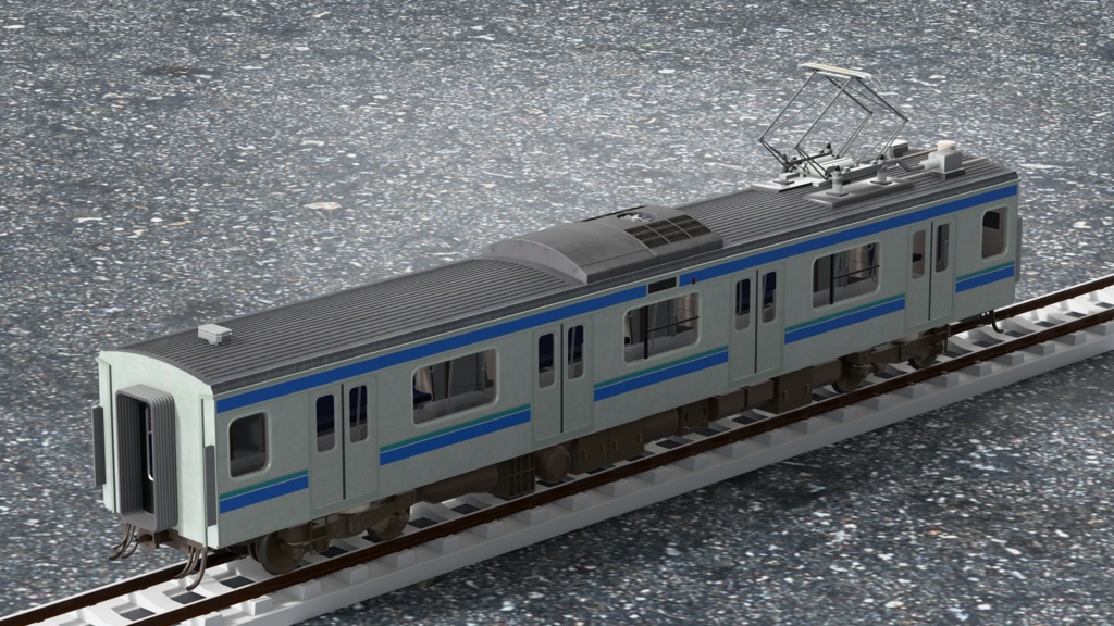 【3Dモデル】りんかい線 70-000系