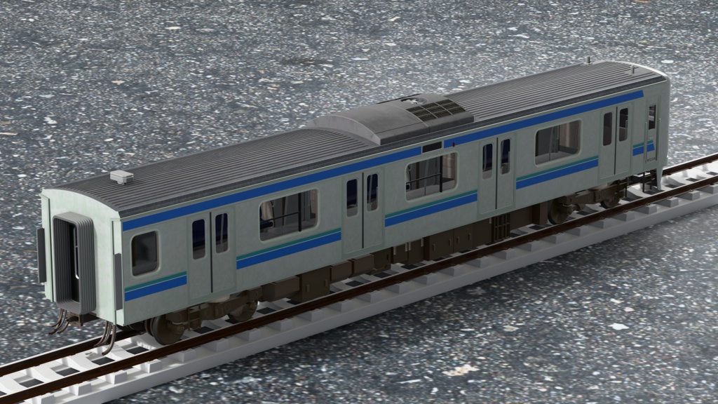 【3Dモデル】りんかい線 70-000系