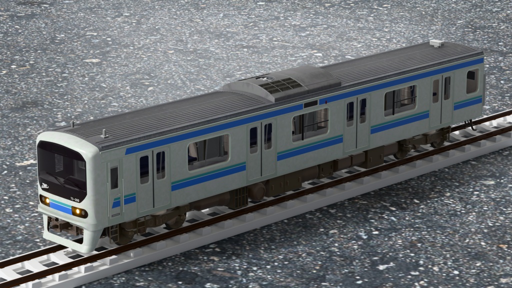 【3Dモデル】りんかい線 70-000系