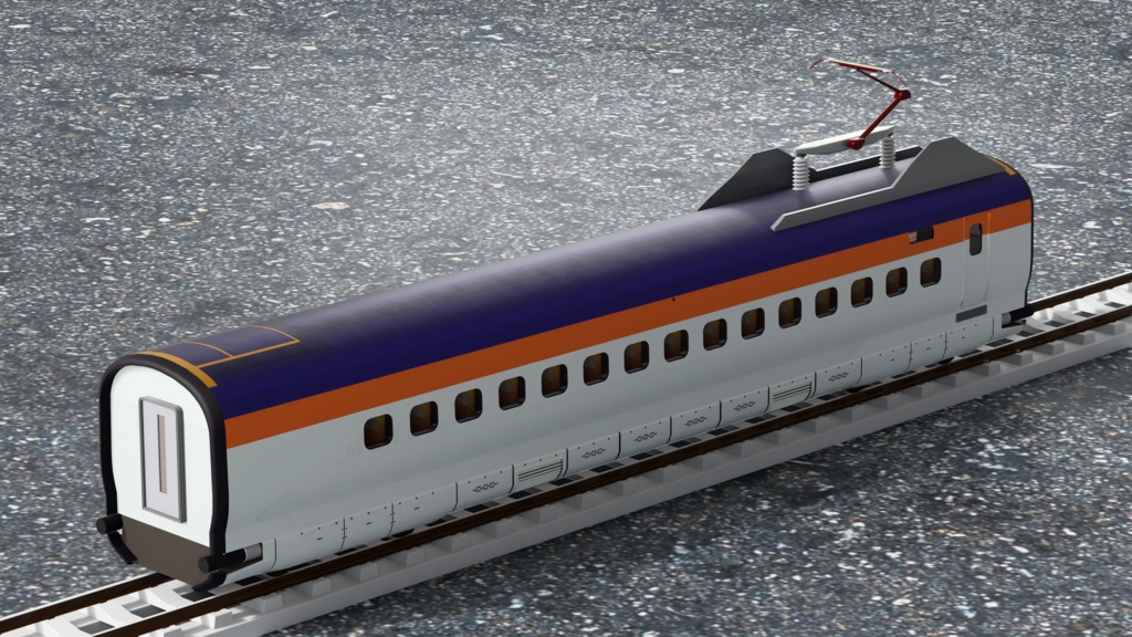 【3Dモデル】新幹線E8系