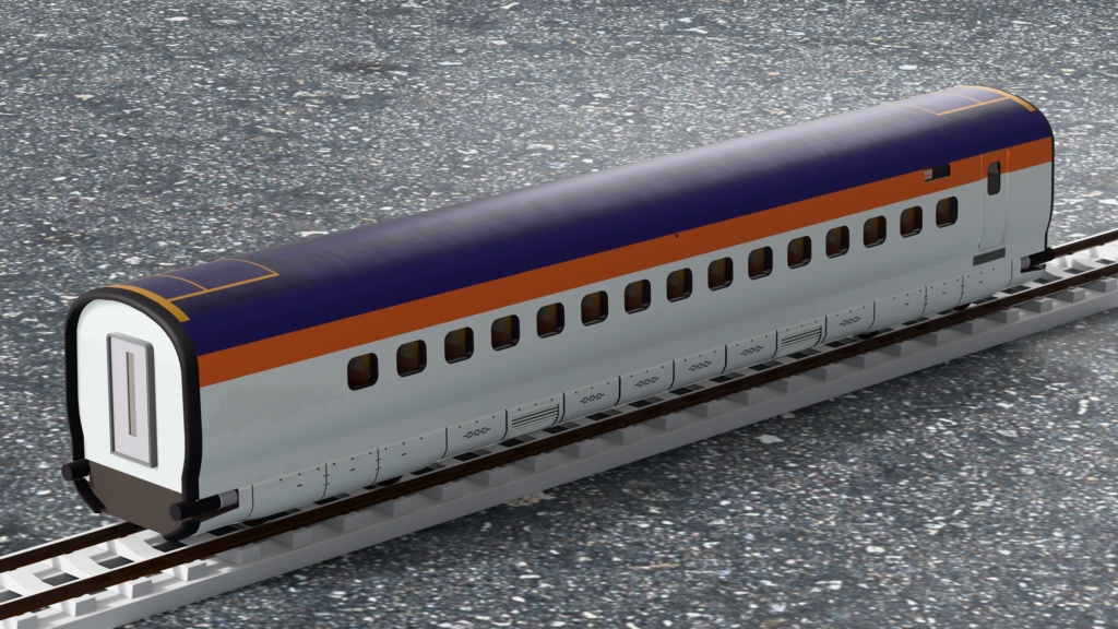 【3Dモデル】新幹線E8系