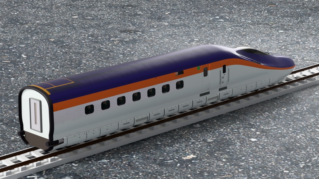 【3Dモデル】新幹線E8系