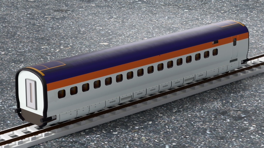 【3Dモデル】新幹線E8系