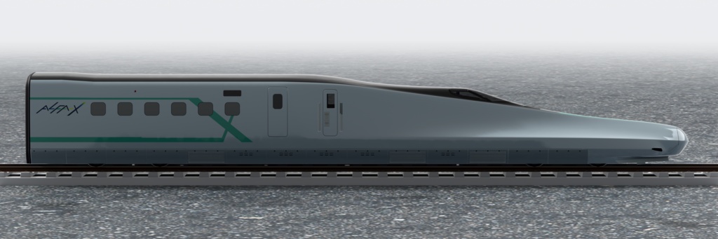 【3Dモデル】新幹線 ALFA-X