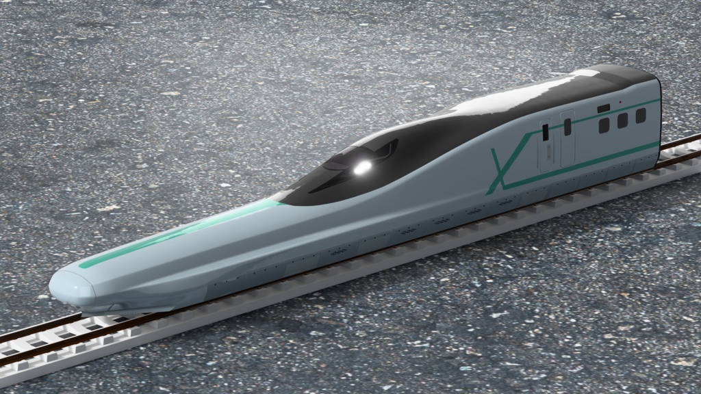 【3Dモデル】新幹線 ALFA-X
