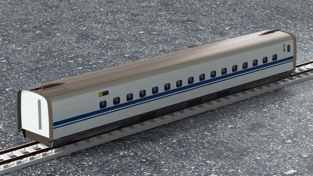【3Dモデル】新幹線 N700系