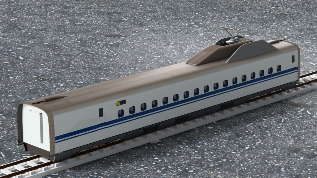 【3Dモデル】新幹線 N700S