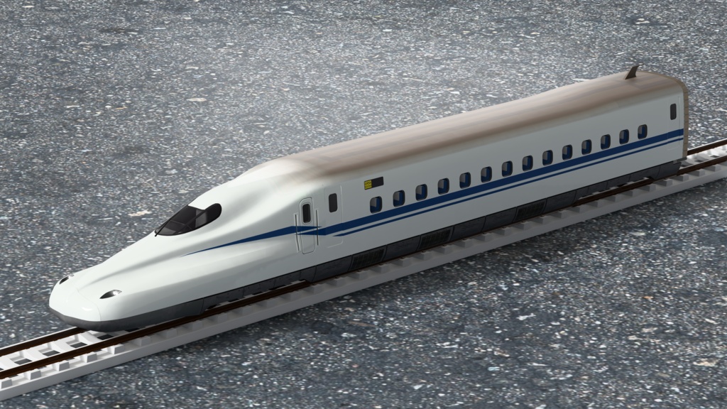 【3Dモデル】新幹線 N700S