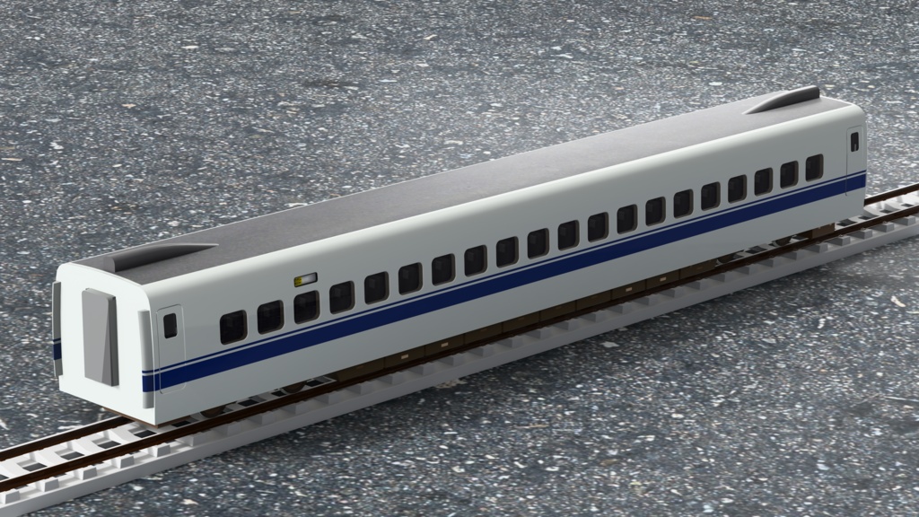 【3Dモデル】新幹線300系