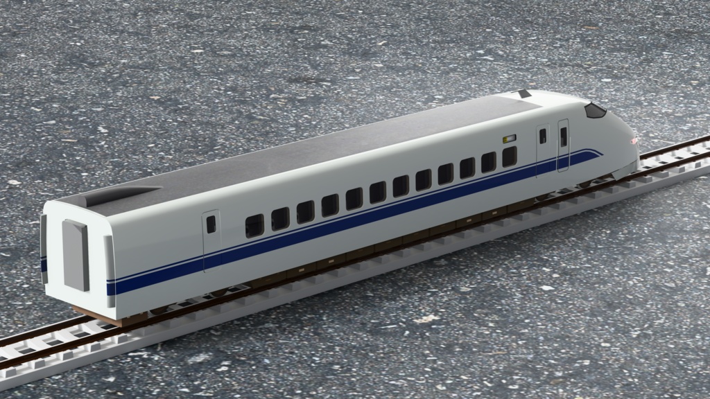 【3Dモデル】新幹線300系