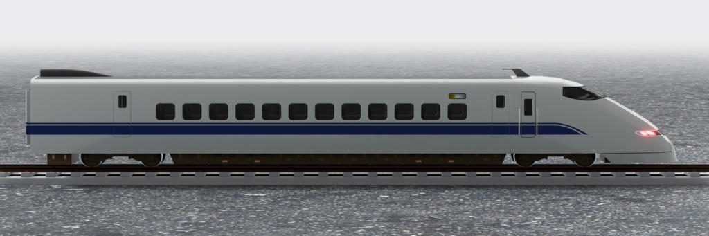 【3Dモデル】新幹線300系