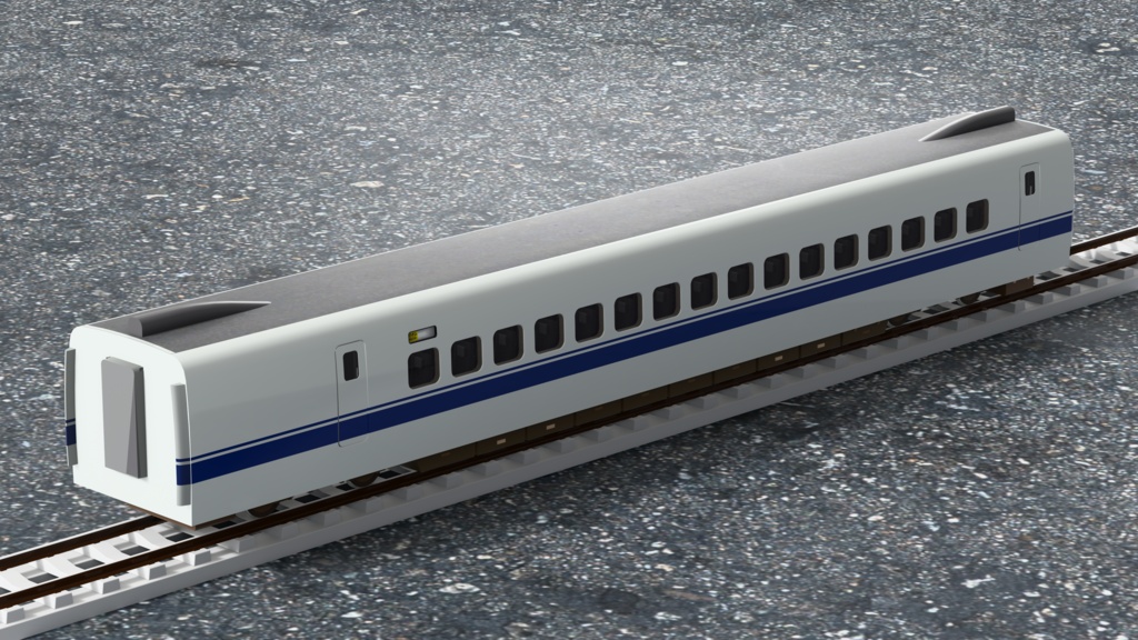 【3Dモデル】新幹線300系
