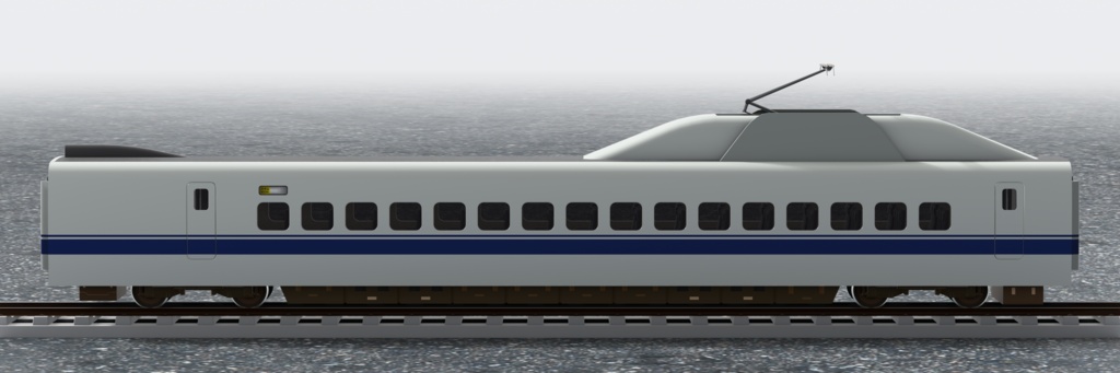 【3Dモデル】新幹線300系