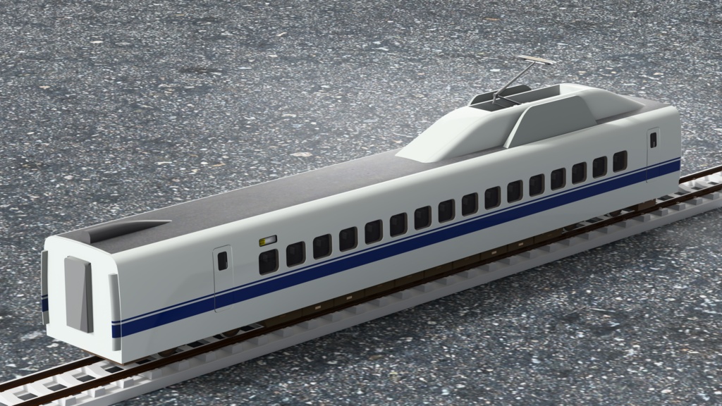 【3Dモデル】新幹線300系