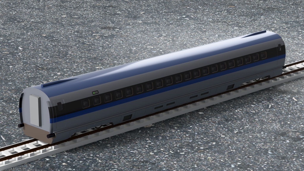 【3Dモデル】新幹線500系