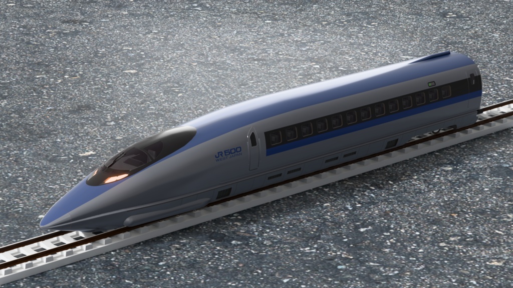 【3Dモデル】新幹線500系