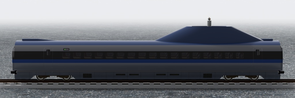 【3Dモデル】新幹線500系