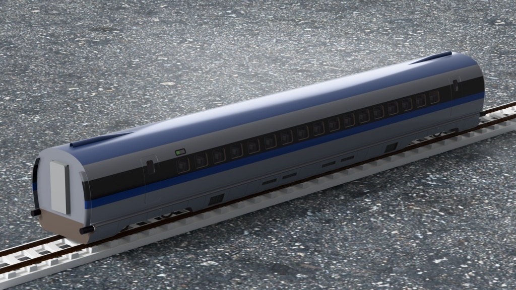 【3Dモデル】新幹線500系