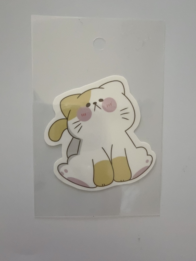 むちねこステッカー