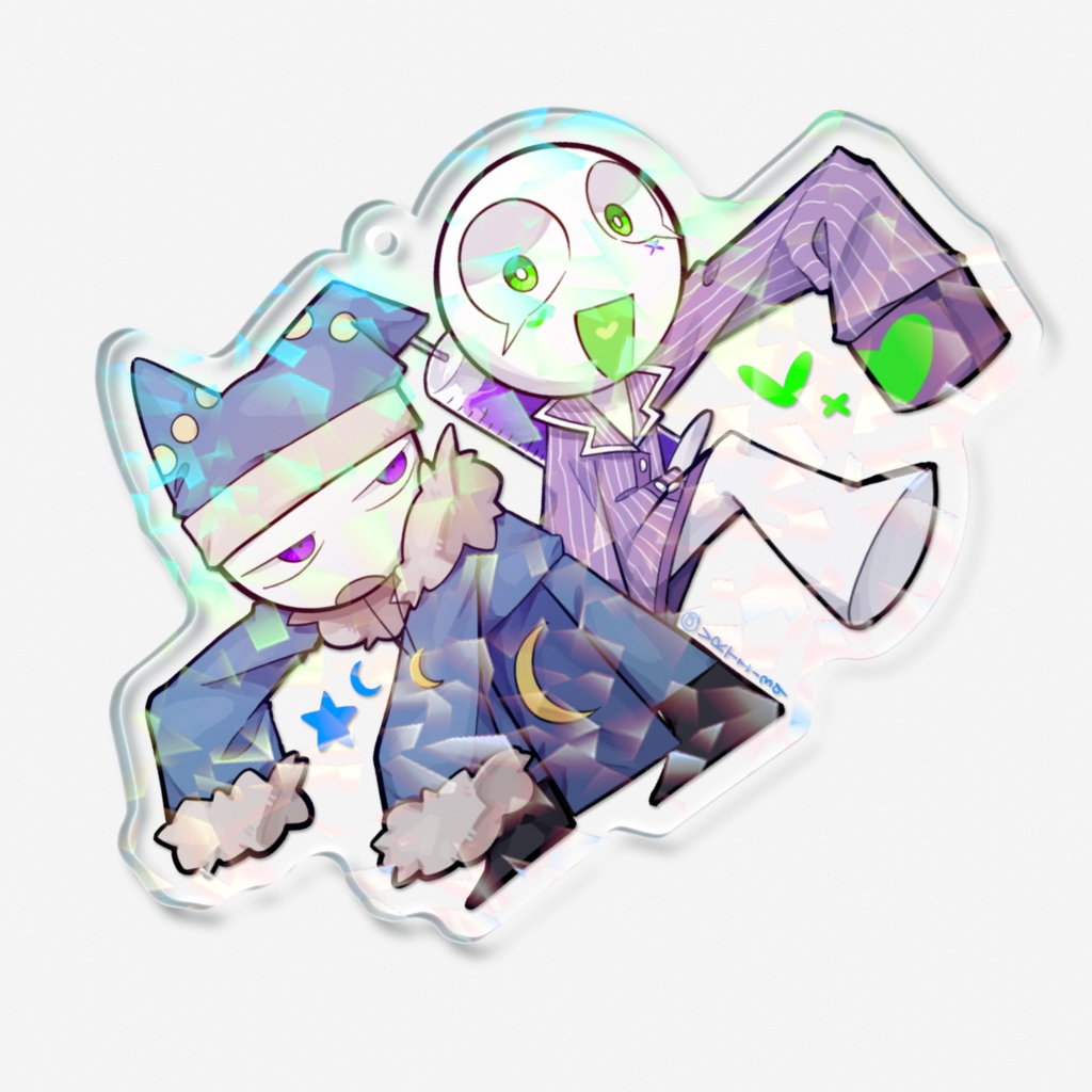 スリープ×ヤクレ ホログラムアクリルキーホルダー