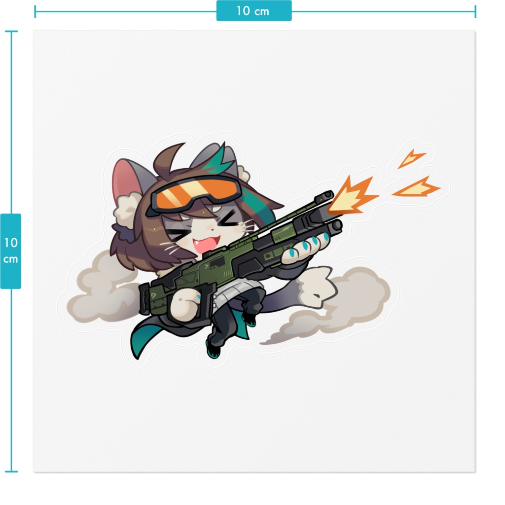 いっぱい貼ってね!(FPS衣装)