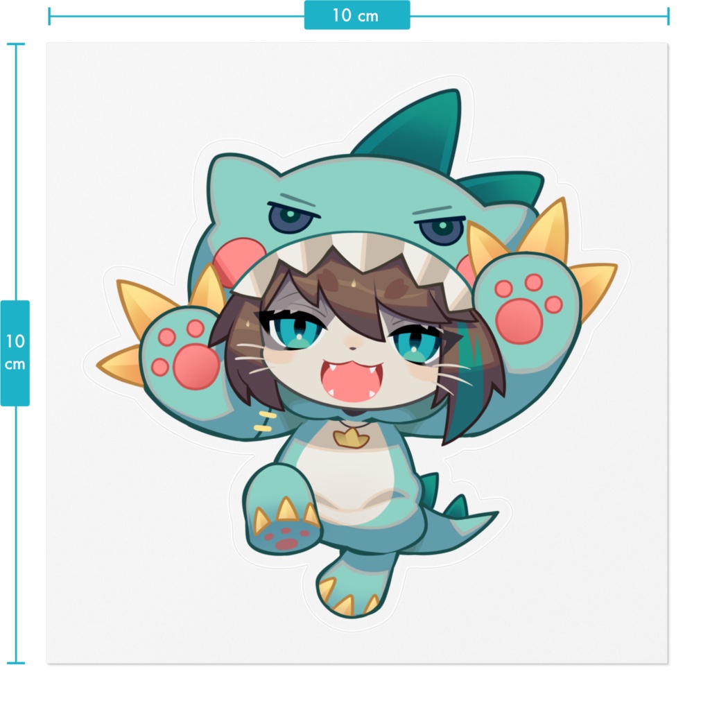 【ステッカー】恐竜衣装