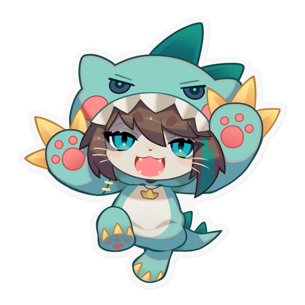 【ステッカー】恐竜衣装