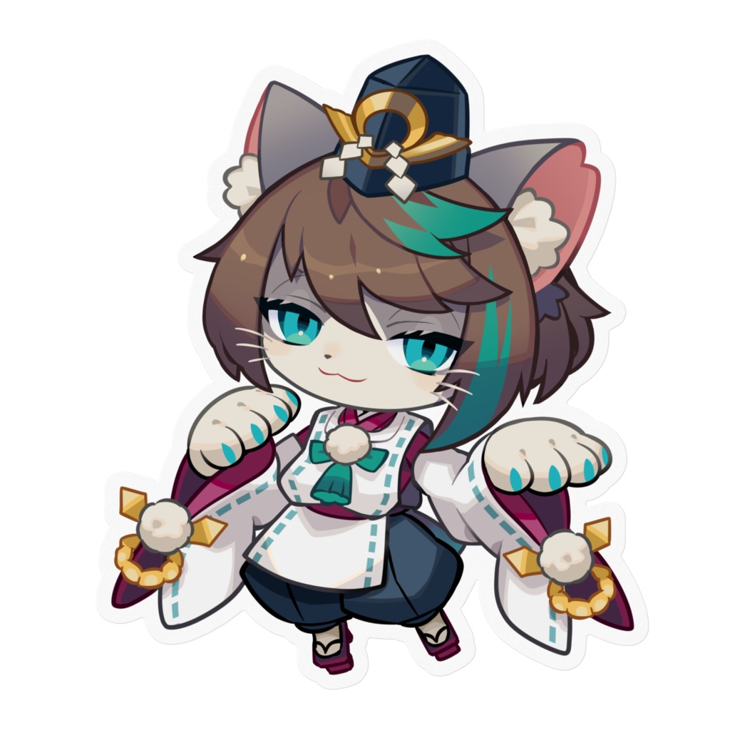 【ステッカー】和風衣装