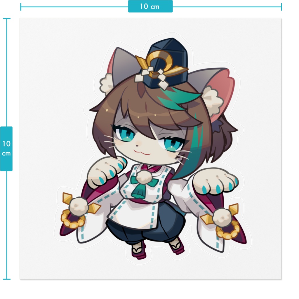 【ステッカー】和風衣装